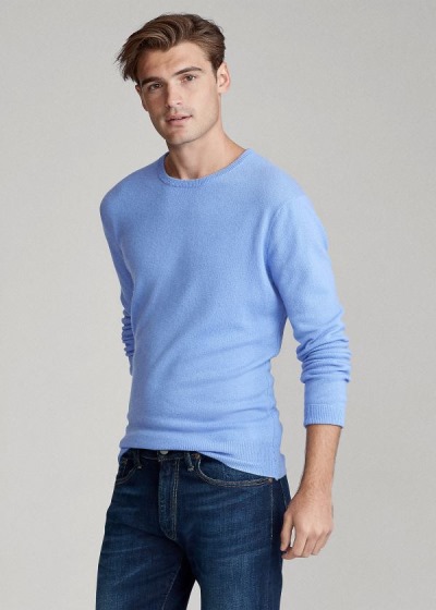 Polo Ralph Lauren Washable Cashmere Striktrøje Herre Danmark (UAHFT3870)